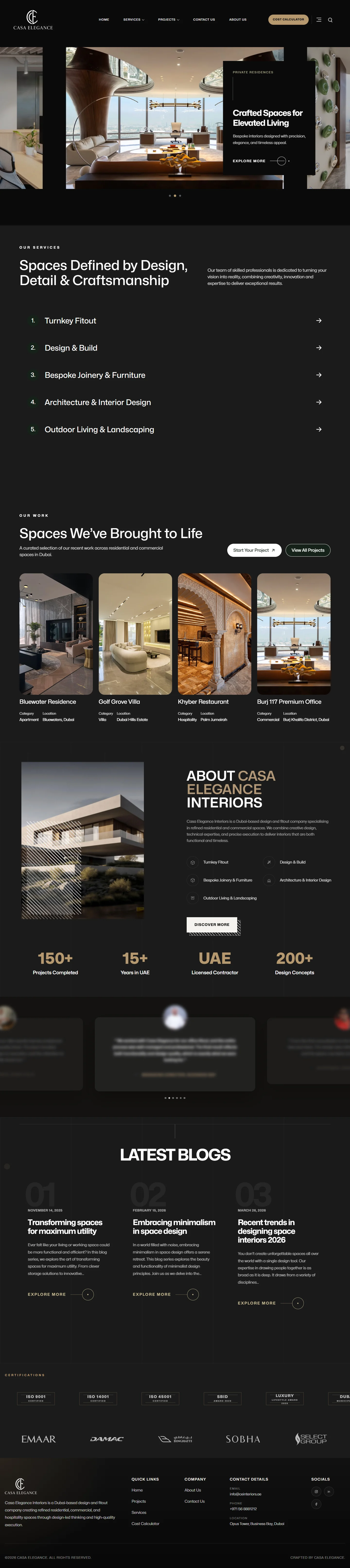 Full homepage